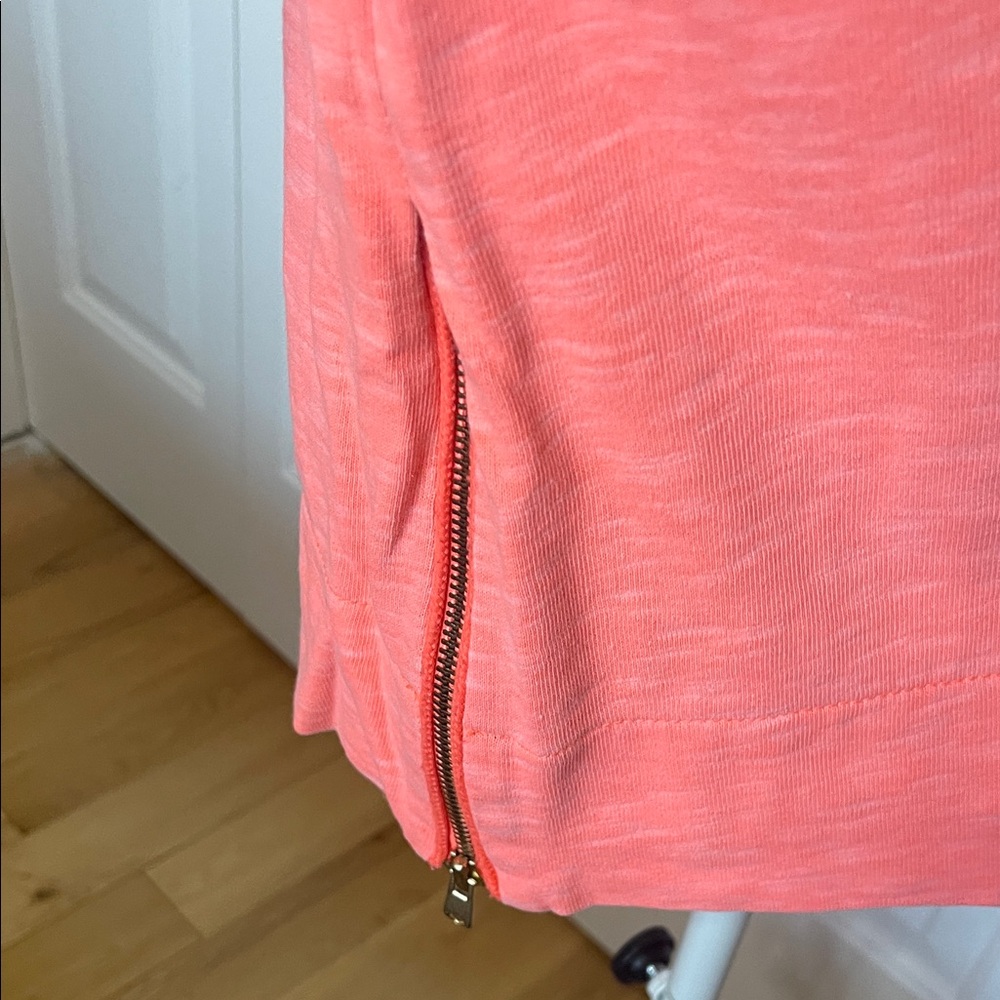 J.Crew Colorblock Dress Size S | Navy & Coral Long Sleeve Dress | Classic Spring - Picture 5 of 10